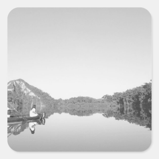 Adesivo Quadrado México, polícia do Conanp Park patrulha com seu fi (Frente)