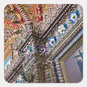 Adesivo Quadrado México, Querétaro. Detalhe interno de uma católica