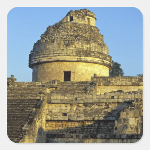 Adesivo Quadrado México, Yucatán. Caracol: astronômico