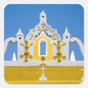 Adesivo Quadrado México, Yucatán, Izamal. O Convento Franciscano 3