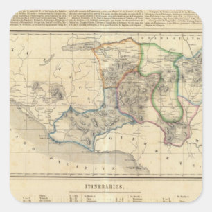 Adesivo Quadrado Michoacan, México 2