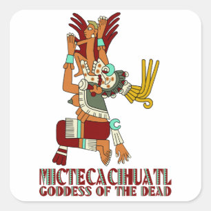 Adesivo Quadrado Mictecacihuatl