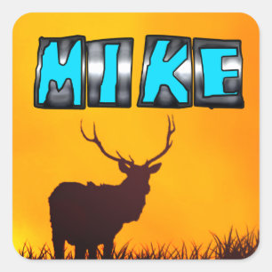 Adesivo Quadrado Mike