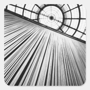 Adesivo Quadrado Milano Itália, exibição na Galleria