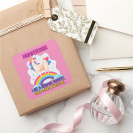 Adesivo Quadrado Milho Como Uma Mamãe Normal, Só Mais Incrível