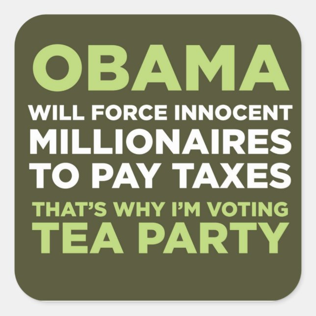 Adesivo Quadrado Milionários (Frente)