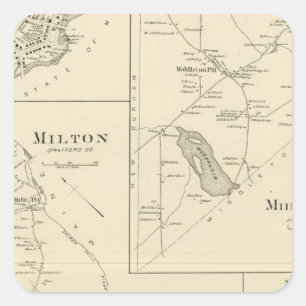 Adesivo Quadrado Milton, Strafford Co