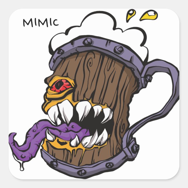 Adesivo Quadrado Mimic (Frente)