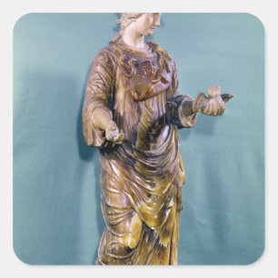 Adesivo Quadrado Minerva com uma coruja, cópia de um século VI