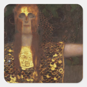 Adesivo Quadrado Minerva ou Pallas Athena