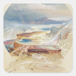 Adesivo Quadrado Minerva Terrace, Moran, 1872