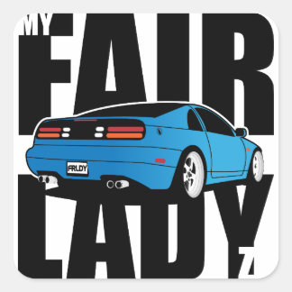 Adesivo Quadrado Minha FairLady Sticker