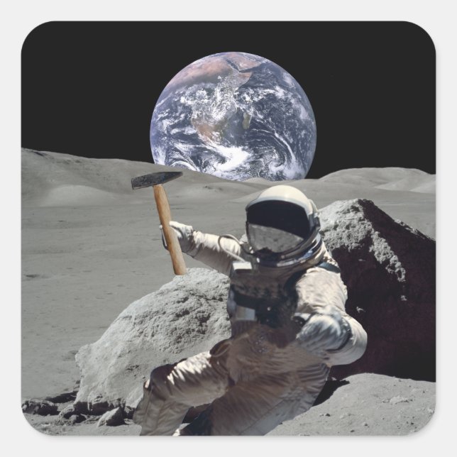 Adesivo Quadrado Minha Lua (Frente)