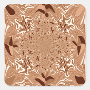 Adesivo Quadrado Minhas Cores de Café da Manhã