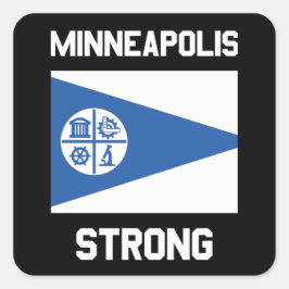 Adesivo Quadrado Minneapolis Forte