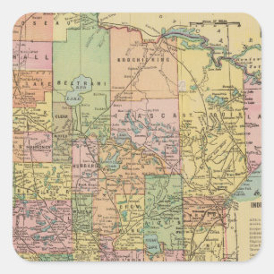 Adesivo Quadrado Minnesota