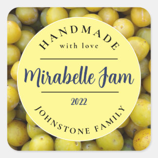Adesivo Quadrado Mirabelle Jam Sticker Personalizável