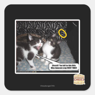 Adesivo Quadrado Miss Innocent