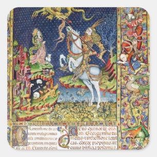 Adesivo Quadrado Missal de St George de Topusko