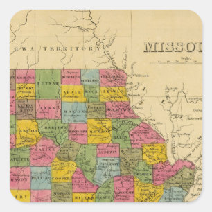 Adesivo Quadrado Missouri