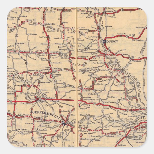 Adesivo Quadrado Missouri 11 (Frente)