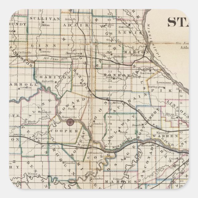 Adesivo Quadrado Missouri 2 (Frente)