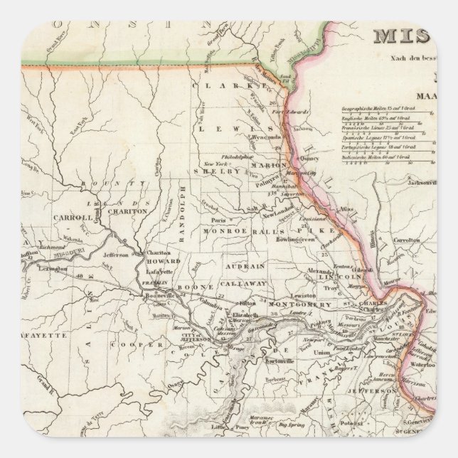 Adesivo Quadrado Missouri 2 (Frente)