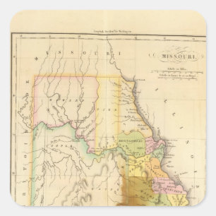 Adesivo Quadrado Missouri E.U.