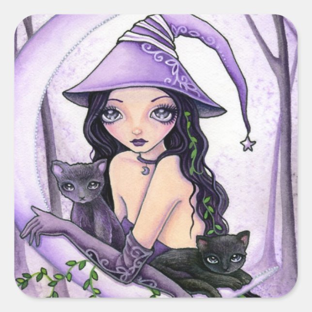 Adesivo Quadrado * Mistura de reflexões* Sticker (Frente)