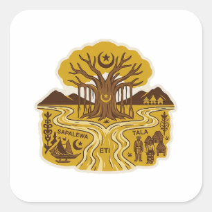 Adesivo Quadrado Mitologia Nunusaku