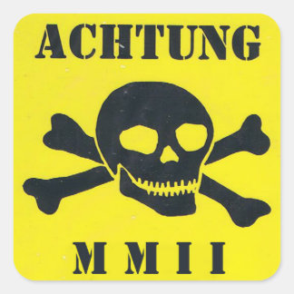 ADESIVO QUADRADO MMII MINEFIELD STICKER