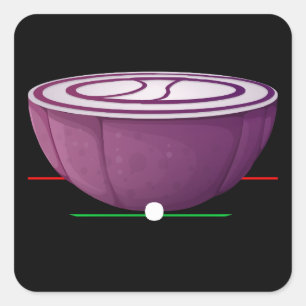 Adesivo Quadrado Mobiliário brilhante mesa lateral de cebola