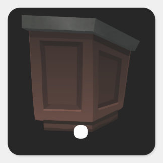 Adesivo Quadrado Mobiliário polido roomdeco madeira podium