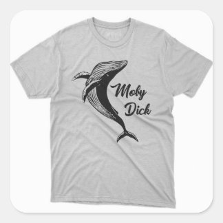 Adesivo Quadrado Moby Dick Sticker