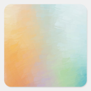 Adesivo Quadrado Modelo de Arte Abstrata Rosa Vermelho Amarelo Azul