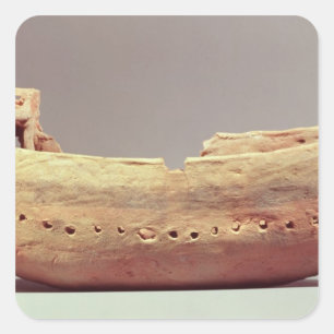 Adesivo Quadrado Modelo de barco com convés de alto mar