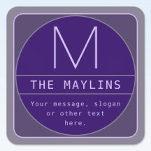 Modelo de Design Retro-moderno Editável | Roxos