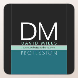 Adesivo Quadrado Modelo de negócios moderno | Todas as cores person