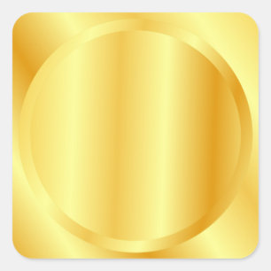 Adesivo Quadrado Modelo De Olhar Metálico Personalizado Dourado Fau