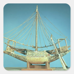 Adesivo Quadrado Modelo de um dos barcos do pharaoh