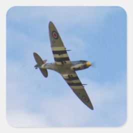 Adesivo Quadrado Modelo do Spitfire MK IX MK923