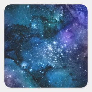 Adesivo Quadrado Modelo do Vazio, Logotipo de arte de texto indefin