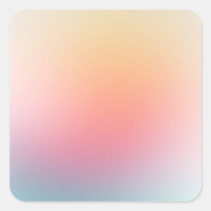 Adesivo Quadrado Modelo em Branco Colorido Tendência Vermelho Rosa 