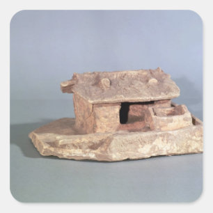 Adesivo Quadrado Modelo funerário da fazenda, de Thanh Hoa