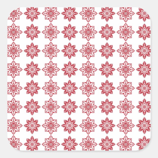 Adesivo Quadrado Modelo geométrico IV do sinal SUN letão tradiciona (Frente)