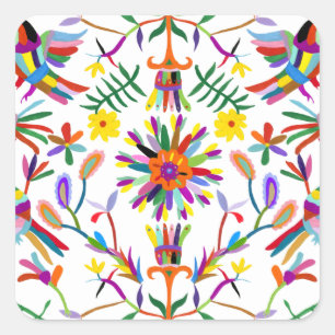 Adesivo Quadrado Modern Otomi Design II