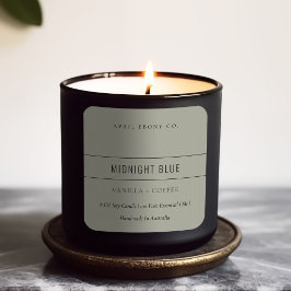 ADESIVO QUADRADO MODERNA MODERNA MODERNA MÍNIMA SIMPLES, VERDE DE C