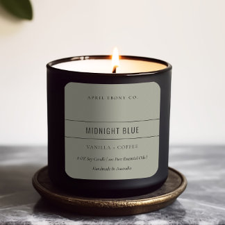 ADESIVO QUADRADO MODERNA MODERNA MODERNA MÍNIMA SIMPLES, VERDE DE C