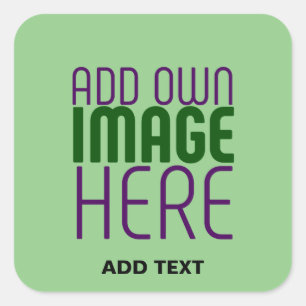 ADESIVO QUADRADO MODERNO EDITABLE MINT GREEN IMAGE MODELO