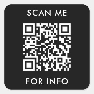 Adesivo Quadrado Moderno Minimalista de negócios moderno Digitaliza